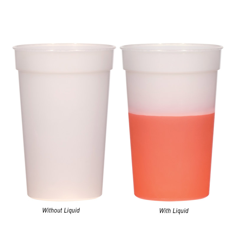 Custom 16 oz Color Changing Stadium Cup