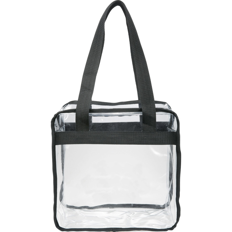 Customizable Game Day Clear Zippered Safety Tote