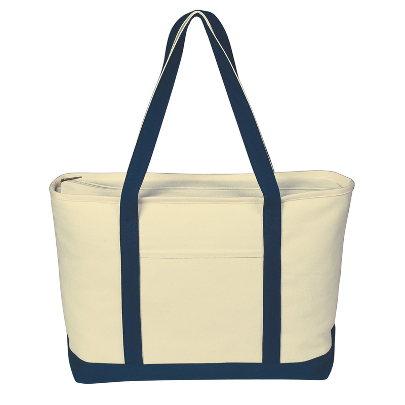 Printable Large Heavy Cotton Canvas Boat Tote