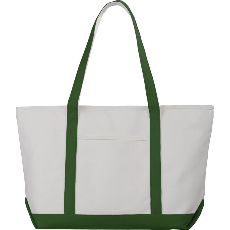 Premium Heavy Weight Cotton Zippered Boat Tote