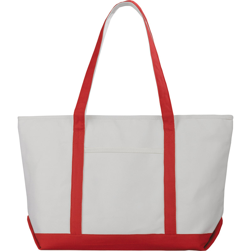 Premium Heavy Weight Cotton Zippered Boat Tote