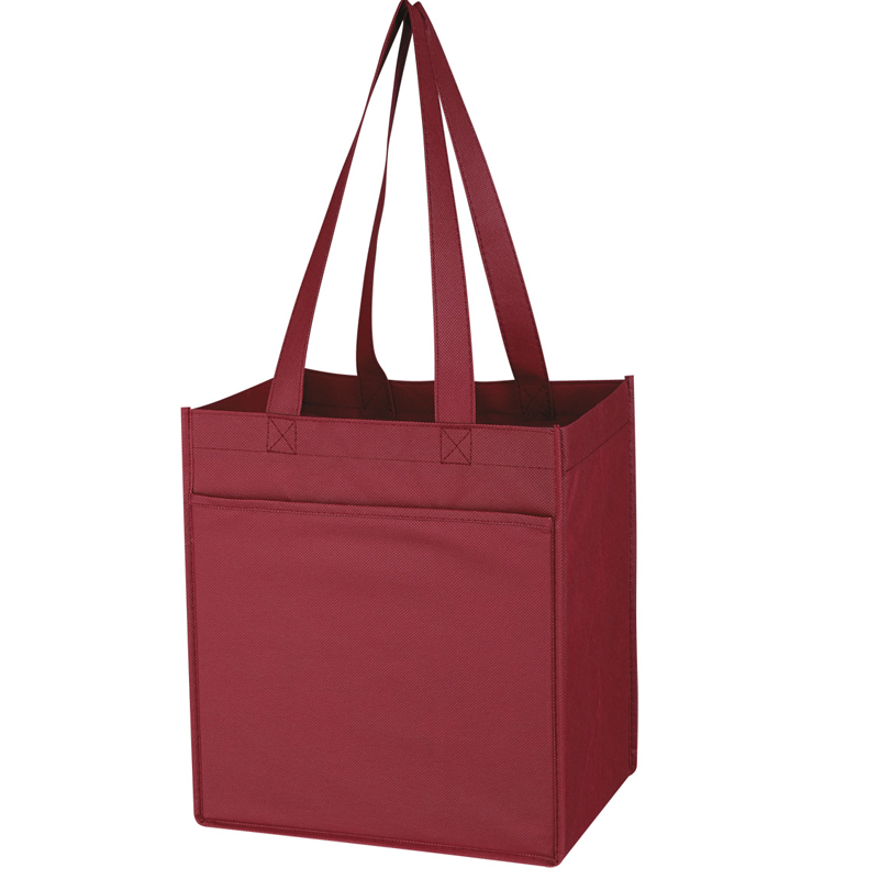 Monogrammed Non -Woven 6 Bottle Wine Tote