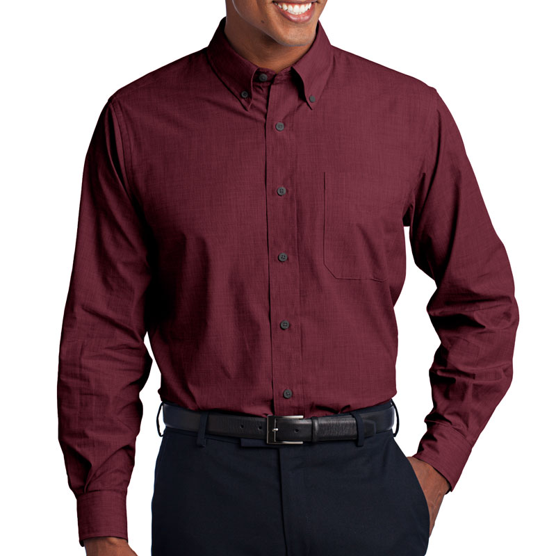 Port Authority Crosshatch Easy Care Shirt