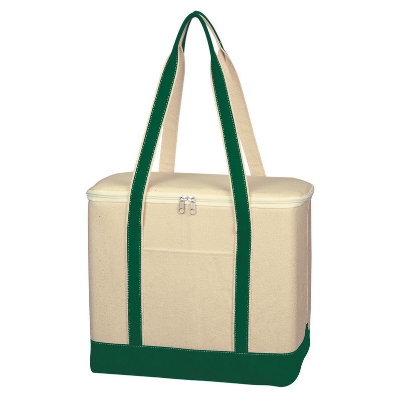 Large Cotton Canvas Kooler Bag