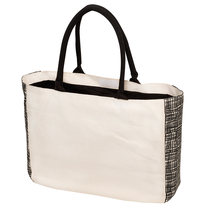 Promotional Canvas Tote with Gusset Accents