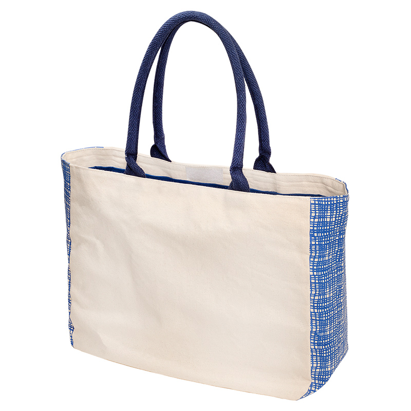 Promotional Canvas Tote with Gusset Accents