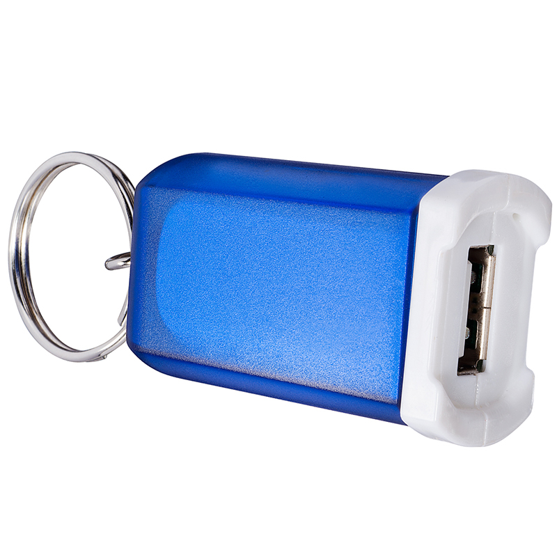 Printed Mini Car Charger with Key Ring