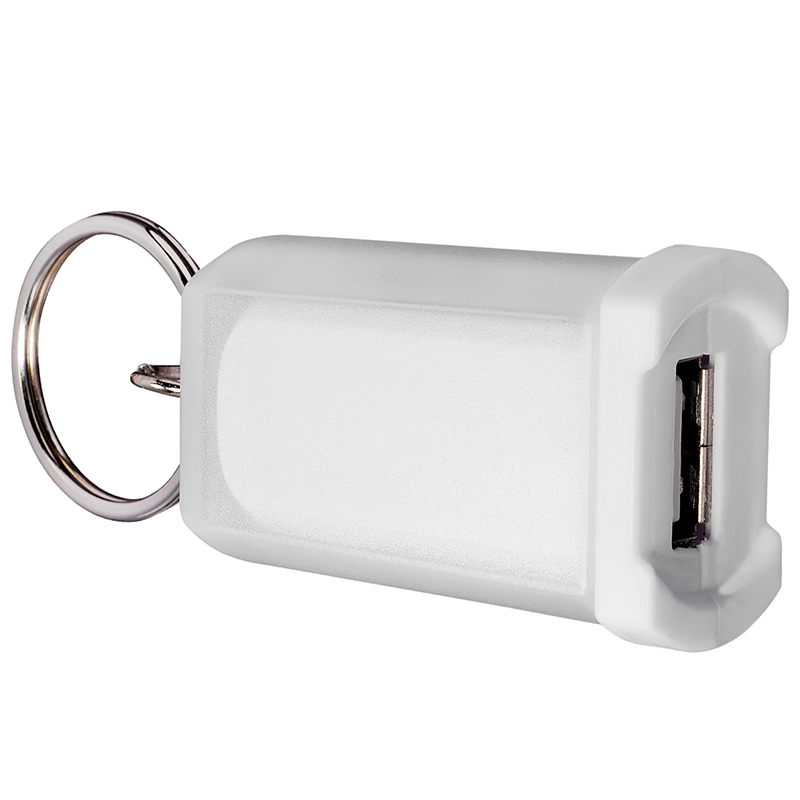 Printed Mini Car Charger with Key Ring