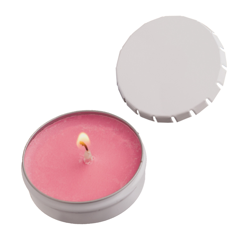 Printed Snap Top Tin Candle