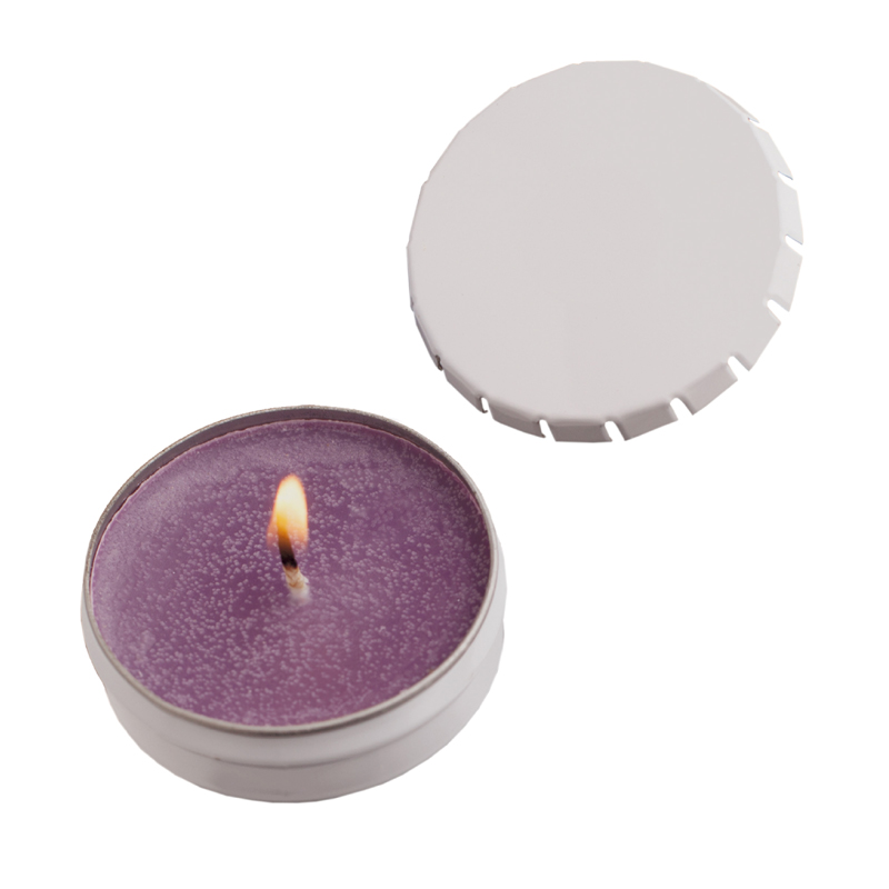 Printed Snap Top Tin Candle