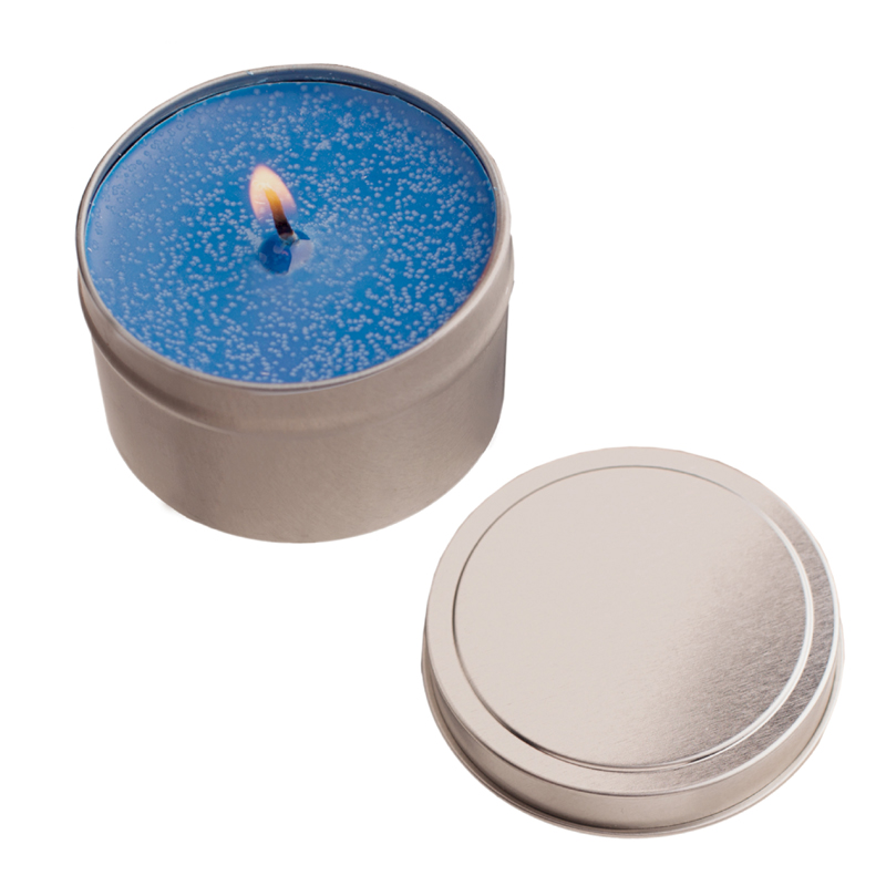 Custom 4 Oz. Round Tin Candle