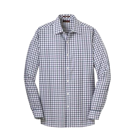 Red House Tricolor Check Slim Fit Non-Iron Shirt