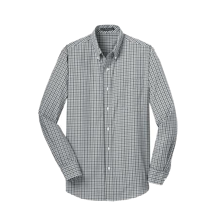 Port Authority Long Sleeve Gingham Easy Care Shirt