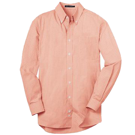 Port Authority Plaid Pattern Easy Care Shirt