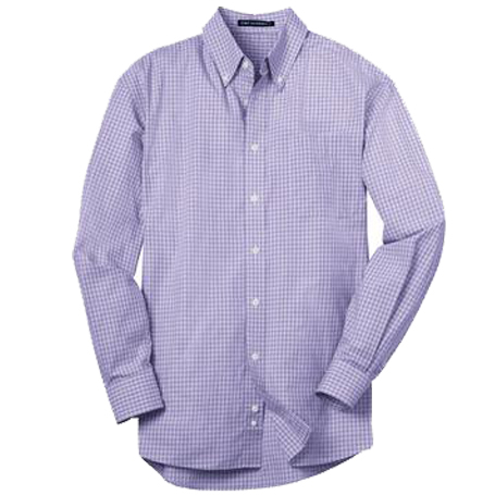 Port Authority Plaid Pattern Easy Care Shirt