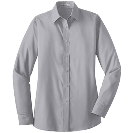 Port Authority Ladies' Long Sleeve Poplin Shirt