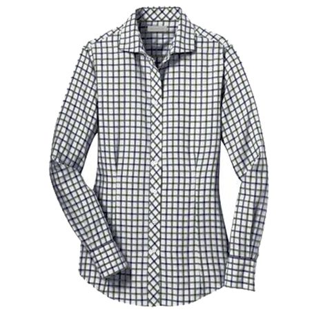 Red House Ladies Tricolor Check Non-Iron Shirt