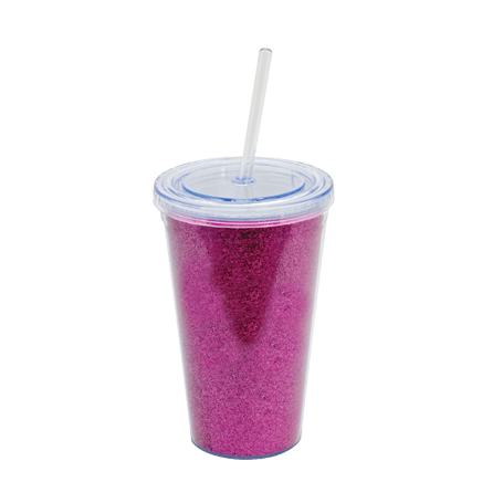 16 oz Glitter Acrylic Tumbler