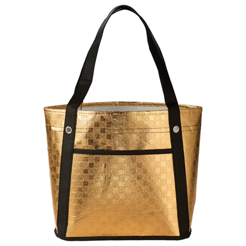 Printed Metallic Mini Gift Tote