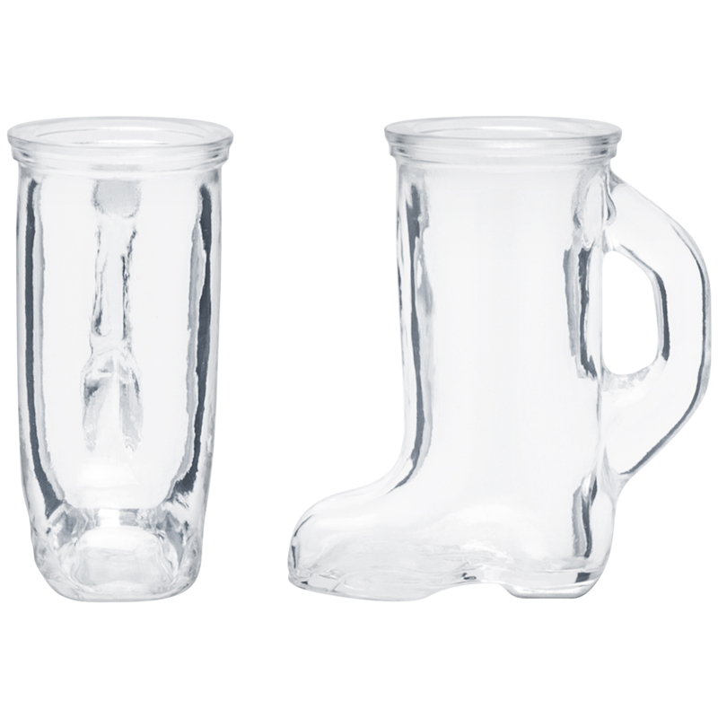 Printed Boot Shot 1.5 oz. Glass Shooter