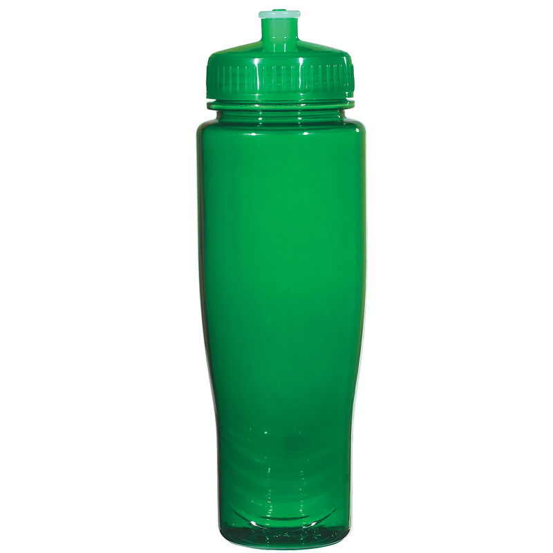 Full Color 28 oz. Poly-Clean Plastic Bottle