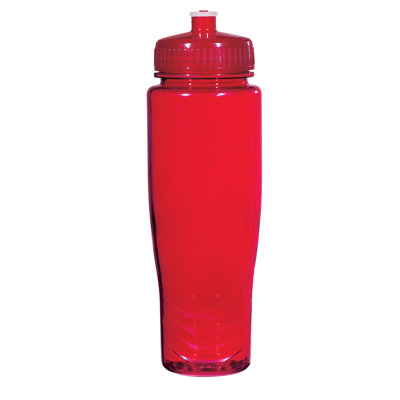 Full Color 28 oz. Poly-Clean Plastic Bottle