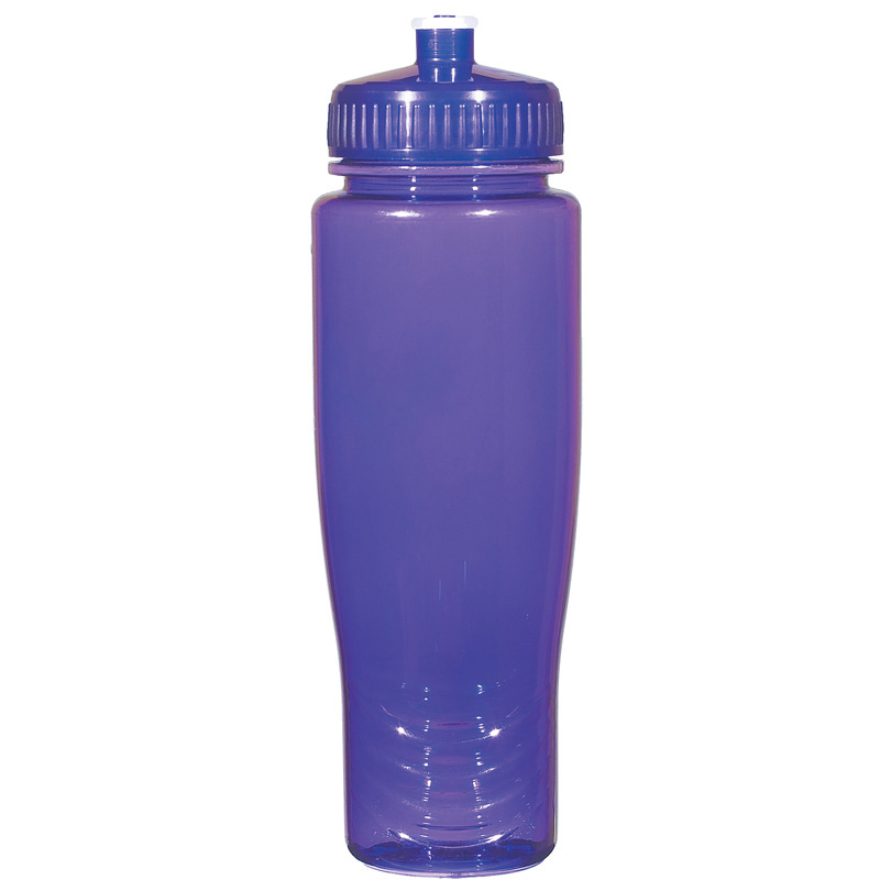Full Color 28 oz. Poly-Clean Plastic Bottle