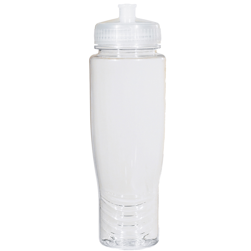 Full Color 28 oz. Poly-Clean Plastic Bottle