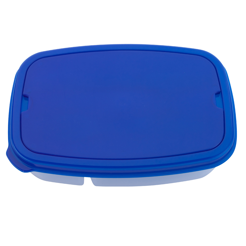 Printed 2-Section Lunch Container