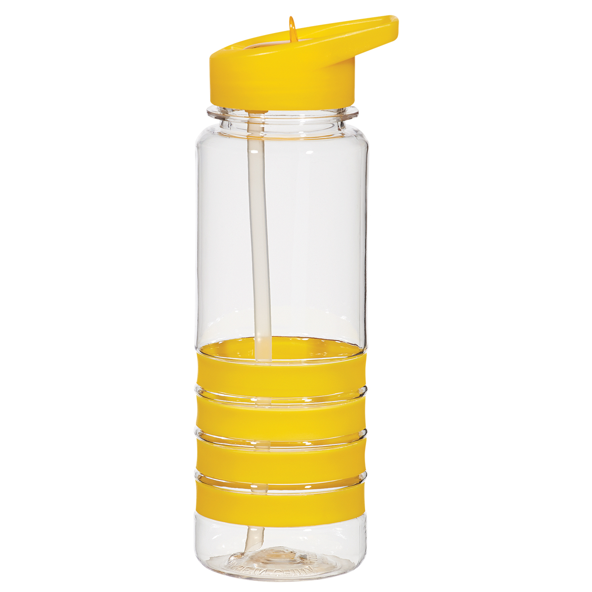 Custom 24 oz. Tritan™ Banded Gripper Bottle With Straw