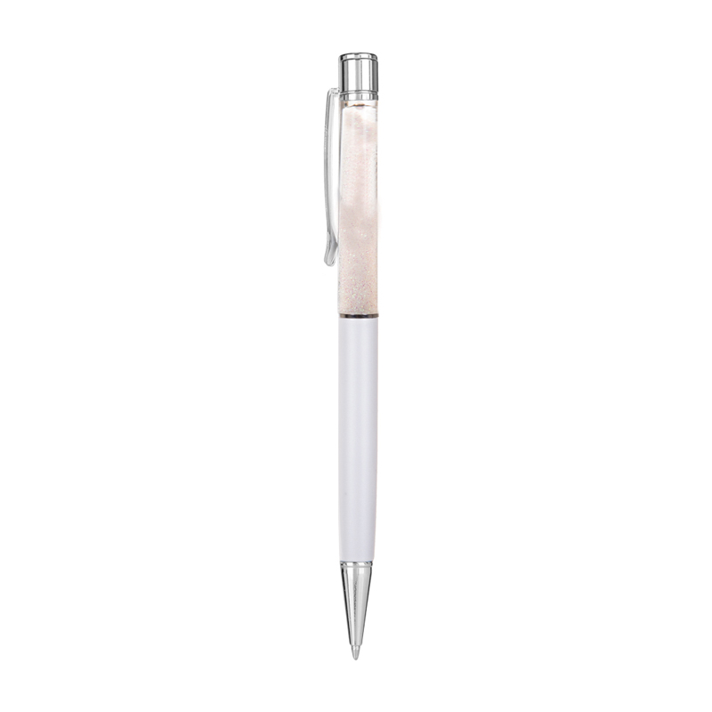 Branded Vegas Floating Glittery Twist Action Pen