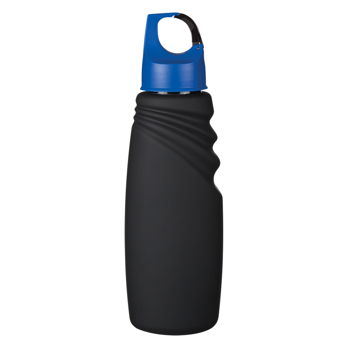 Printed 24 oz. Matte Finish Crest Carabiner Sports Bottle