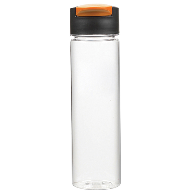 Fru-Tea 24 oz. Single Wall Clear Triatan Plastic Water Bottle