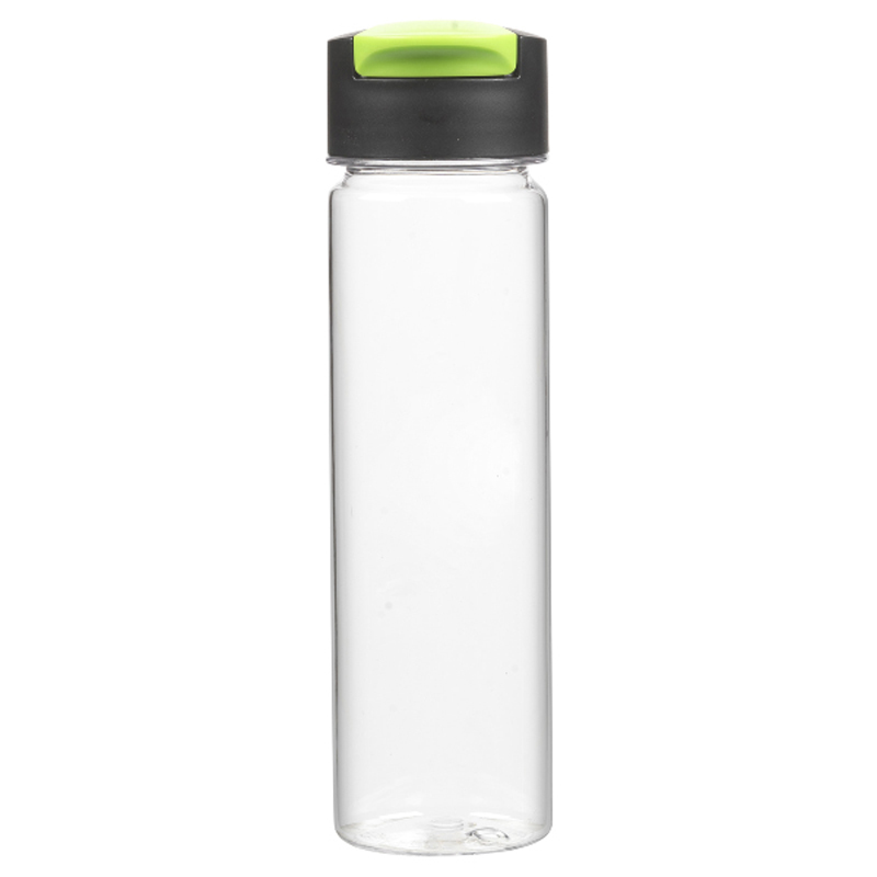 Fru-Tea 24 oz. Single Wall Clear Triatan Plastic Water Bottle