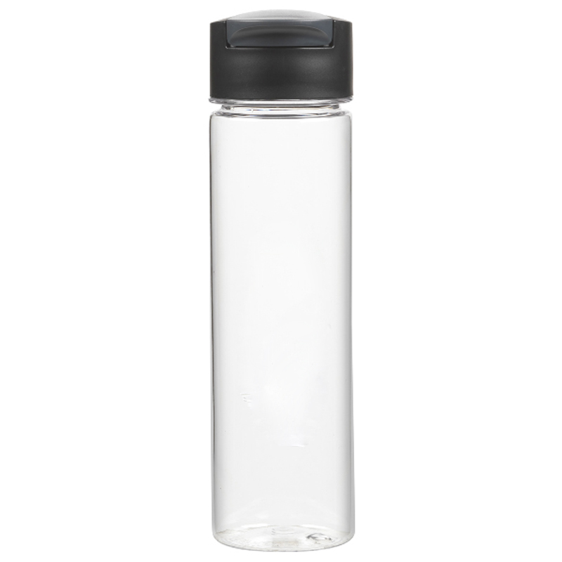 Fru-Tea 24 oz. Single Wall Clear Triatan Plastic Water Bottle