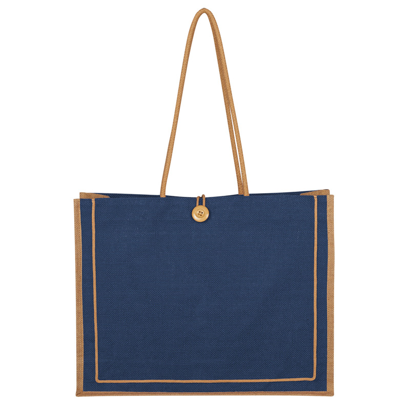 Printed Paradise Jute Tote Bag