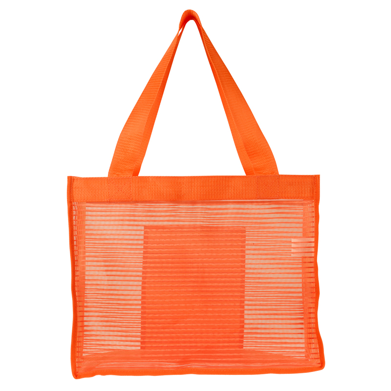 Sheer Striped Tote Bag