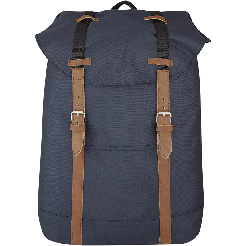 Flap Drawstring Backpack