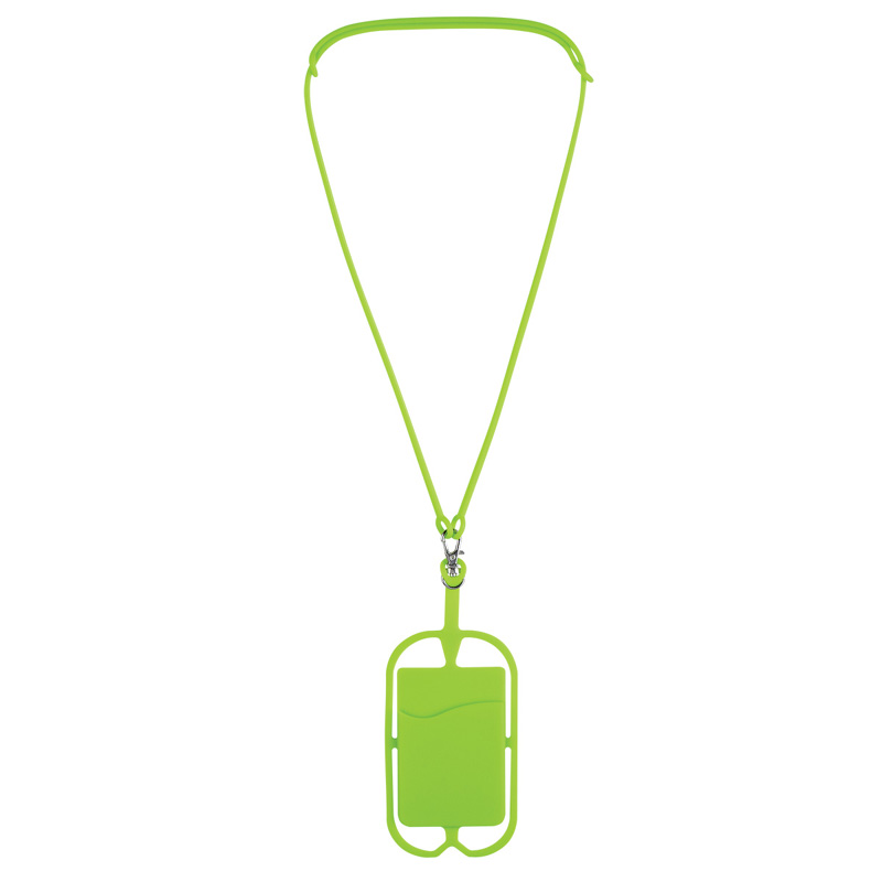 Silicone Lanyard with Phone Holder & Wallet