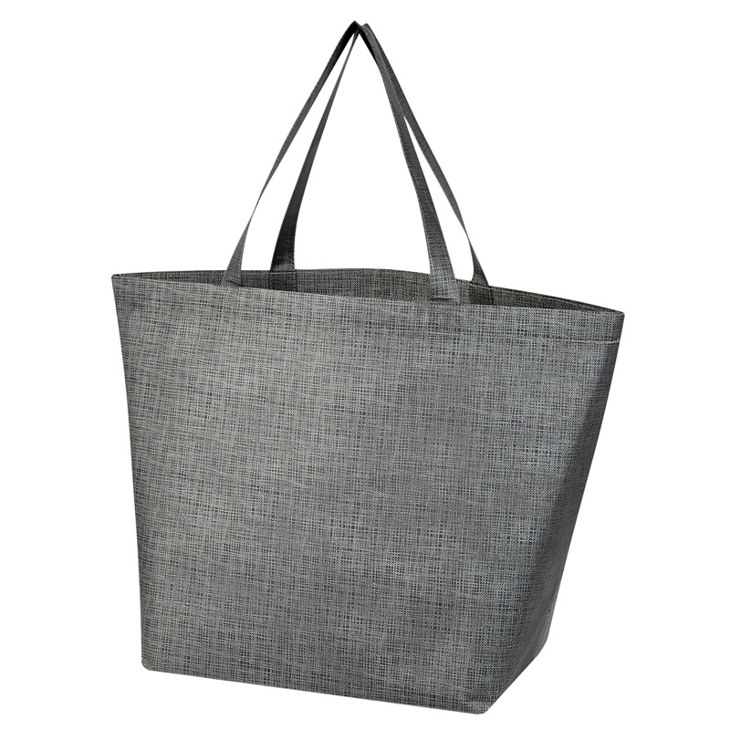 Non-Woven Crosshatched Tote Bag