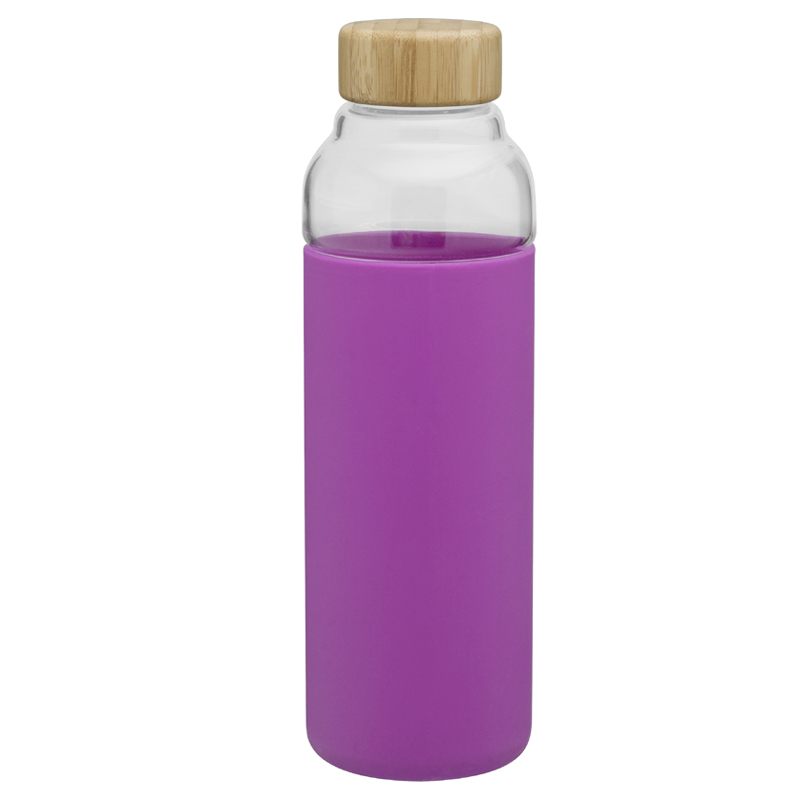 H2go Bali 18 oz. Single Wall Borosilicate Glass Bottle