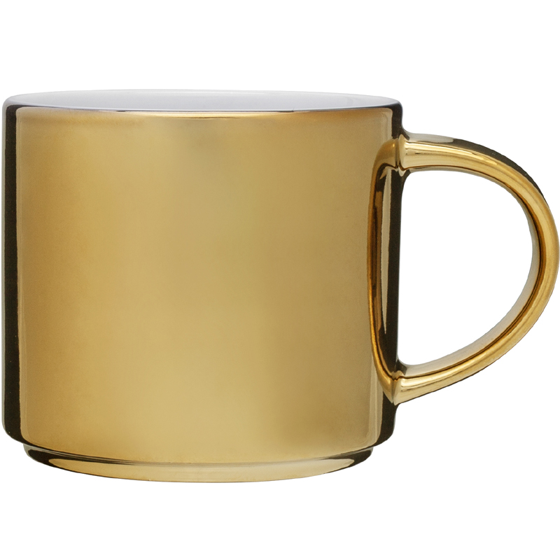 Monaco Metallic Finish 16 oz. Stoneware Mug