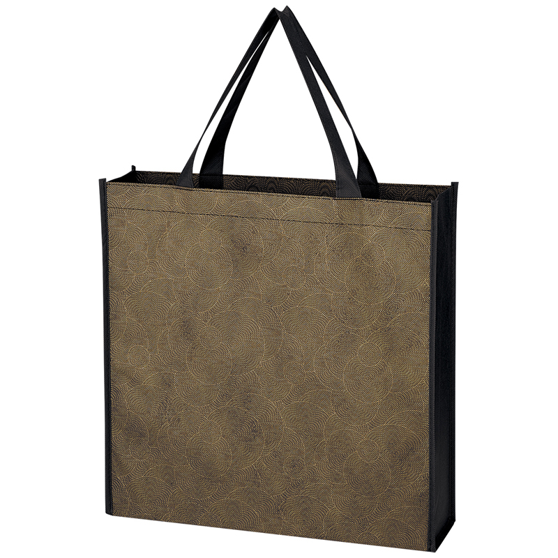 Silver Swirls Non-Woven Tote Bag