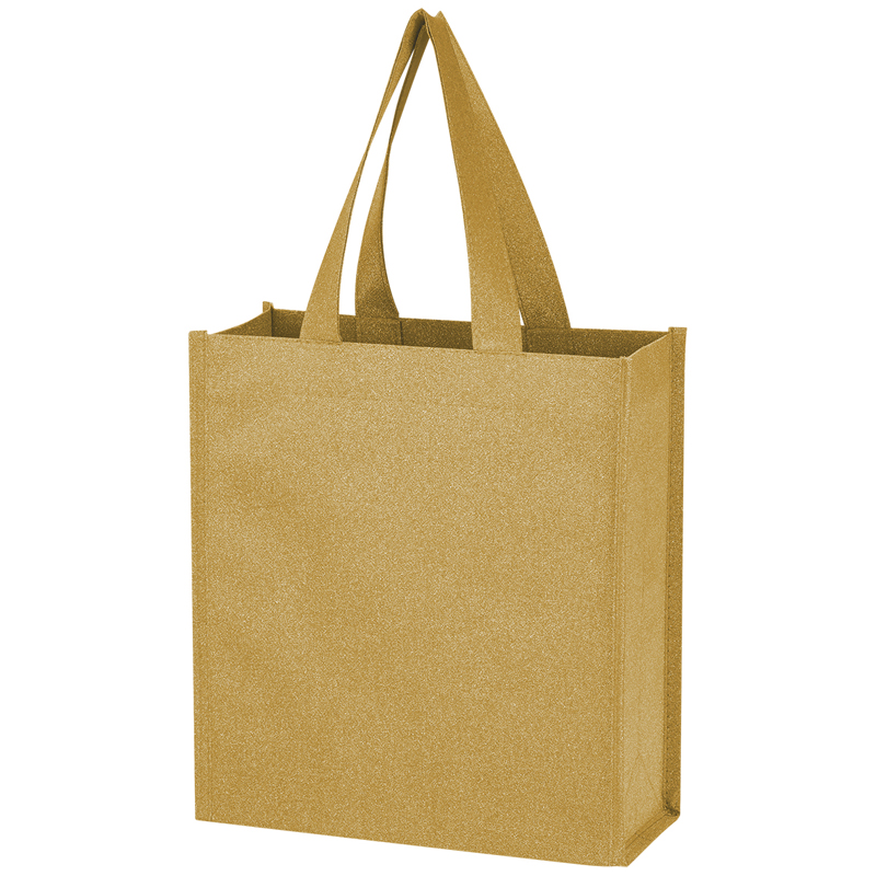 Monroe Mini Non-Woven Glitter Tote Bag