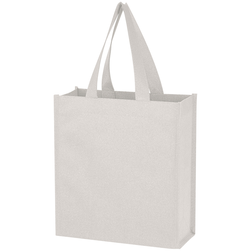 Monroe Mini Non-Woven Glitter Tote Bag