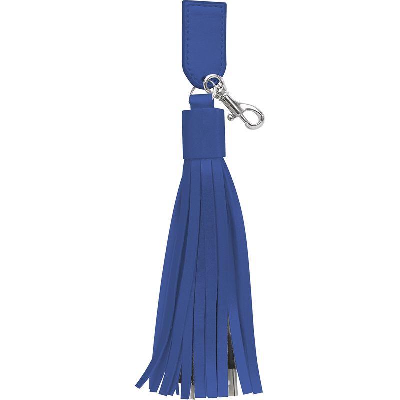 2-in-1 Charging Cables on Tassel Key Ring