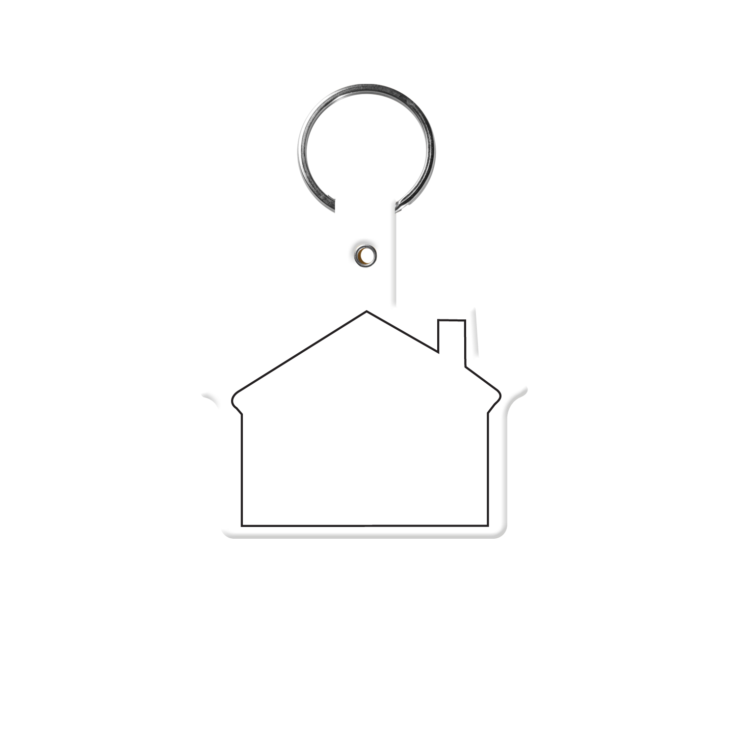 Customizable House Flexible Key-Tag