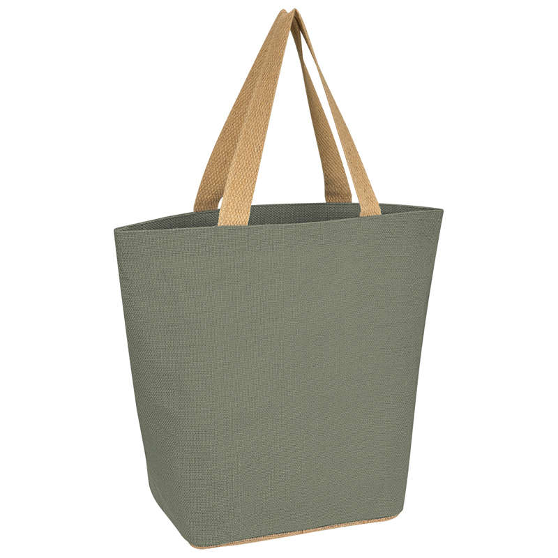 Marketplace Jute Tote Bag