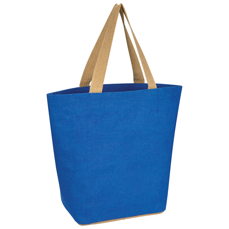 Marketplace Jute Tote Bag