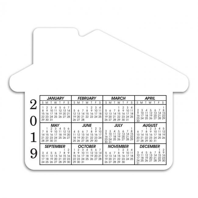 Promotional Home Shaped Calendar Magnet